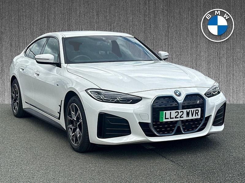 White Used 2022 BMW i4 M Sport Sedan | £27,199 (Good price) - Image 1/4