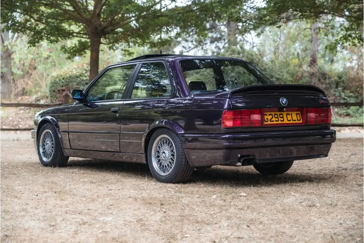 Used BMW 325 1990 Purple Coupe