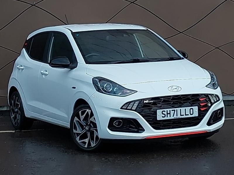 Used Hyundai i10 N Line 100 HP (73 kW) 2021 White Hatchback