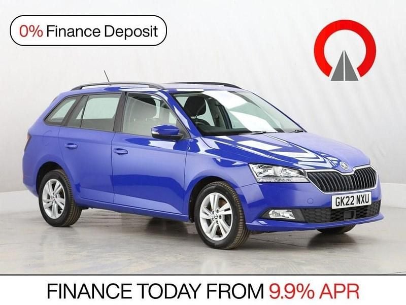 Used Skoda Fabia SE 95 HP (69 kW) 2022 Blue Hatchback