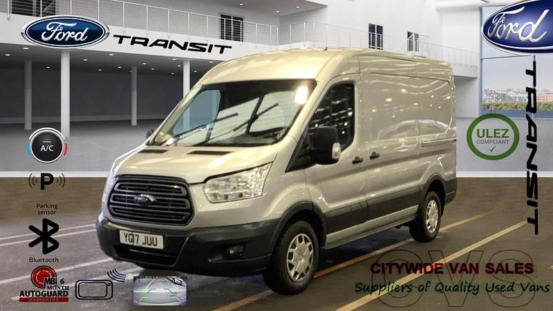 Used Ford Transit 130 HP (95 kW) 2017 Silver Van