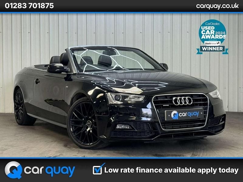 Black Used 2015 Audi A5 Cabriolet S-Line Cabriolet | £9,795 (Fair price) - Image 1/4