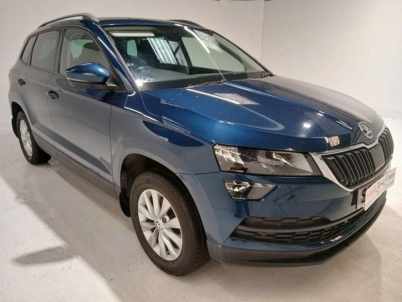 Used Skoda Karoq SE 115 HP (84 kW) 2018 Blue SUV