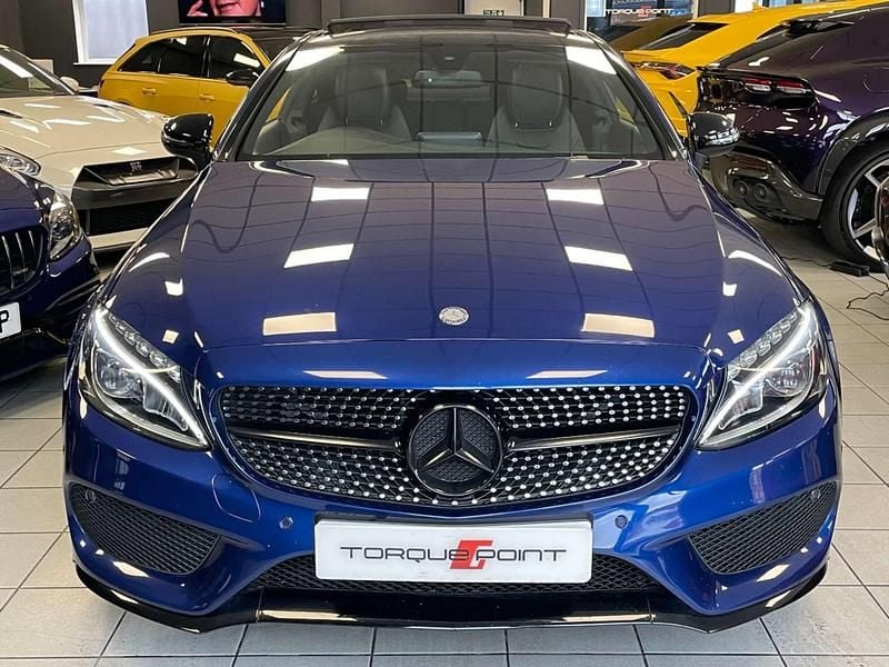 Used Mercedes C200 AMG Line Premium 184 HP (135 kW) 2016 Blue Coupe