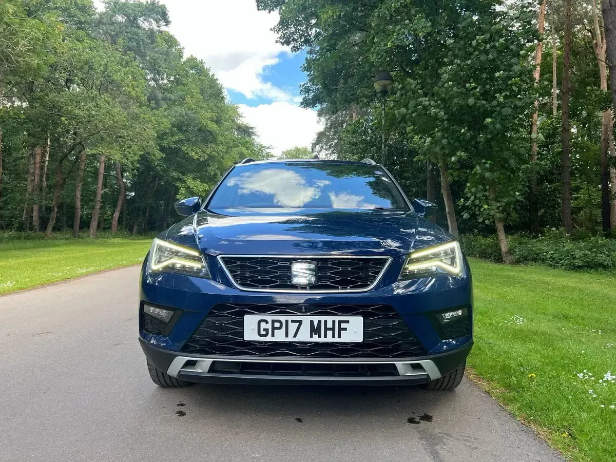 Used Seat Ateca XCELLENCE 150 HP (110 kW) 2017 Blue SUV