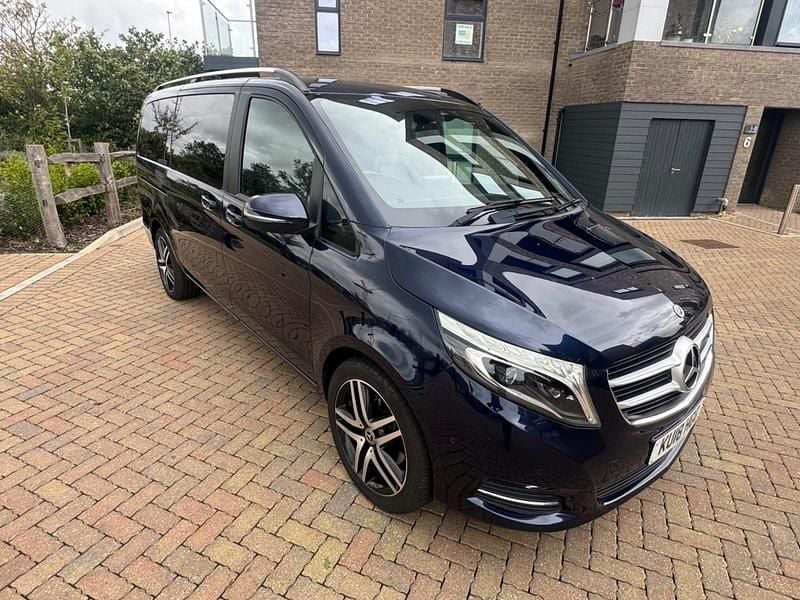 Used Mercedes V220 2018 Blue MPV