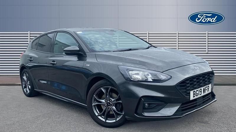 Grey Used 2019 Ford Focus ST-Line Hatchback | £9,650 (Fair price) - Image 1/4