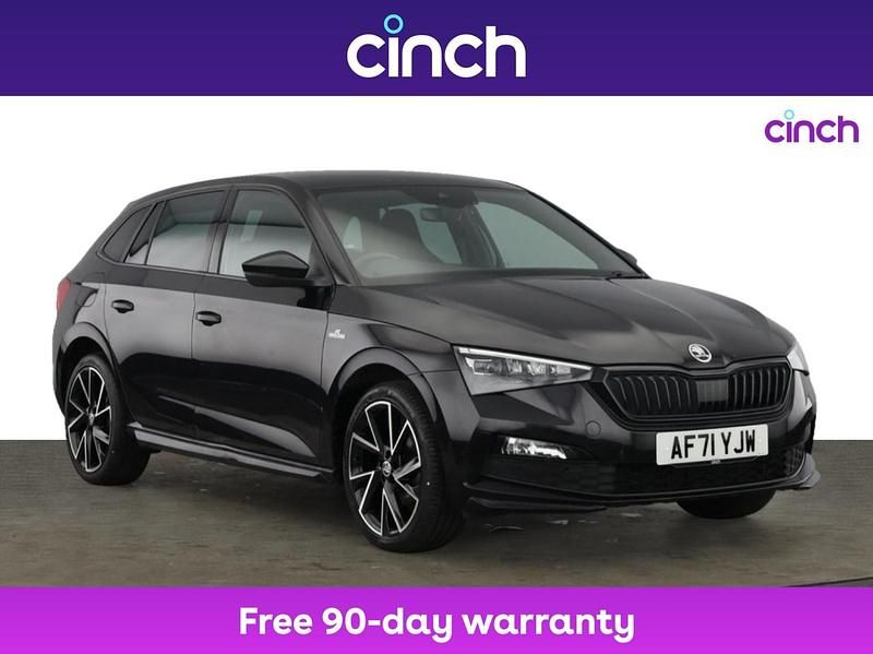 Black Used 2021 Skoda Scala Monte Carlo Hatchback | £14,549 (Fair price) - Image 1/3