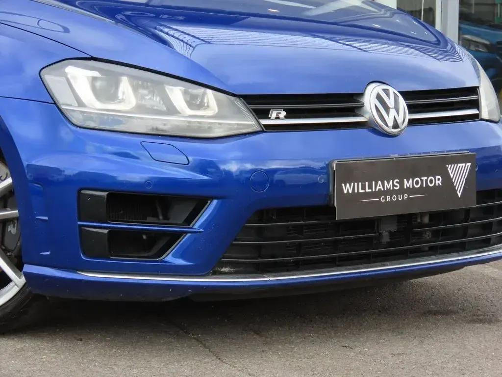 Used VW Golf VII R 2015 Blue Hatchback