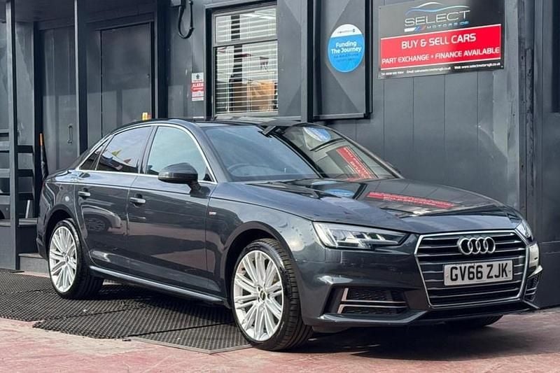 Grey Used 2017 Audi A4 S-Line Sedan | £10,240 (Fair price) - Image 1/1