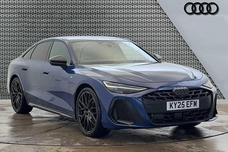 Blue Used 2025 Audi A6 S-Line Sedan | £49,490 - Image 1/4