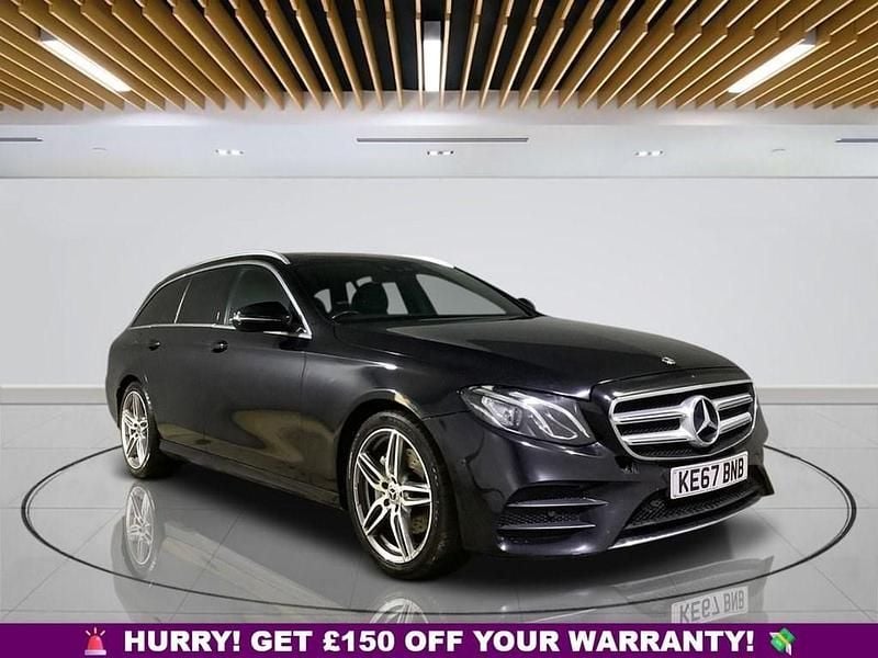 Black Used 2018 Mercedes E220 AMG line Estate | £12,099 (Super price) - Image 1/4
