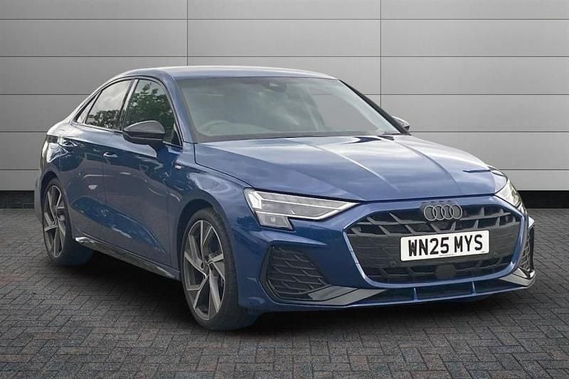 Mythos black New 2025 Audi A3 Black Edition Sedan | £34,995 (Good price) - Image 1/4