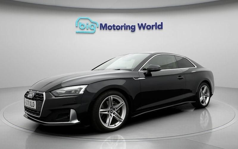 Używany Audi A5 Sport 204 KM (150 kW) 2021 Czarny Coupe