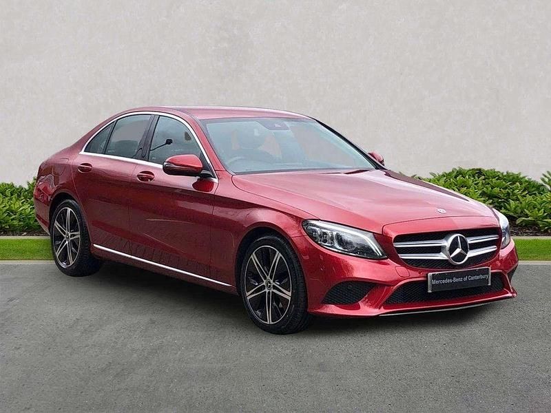 Used Mercedes C220 Sport Edition 2020 Red Sedan