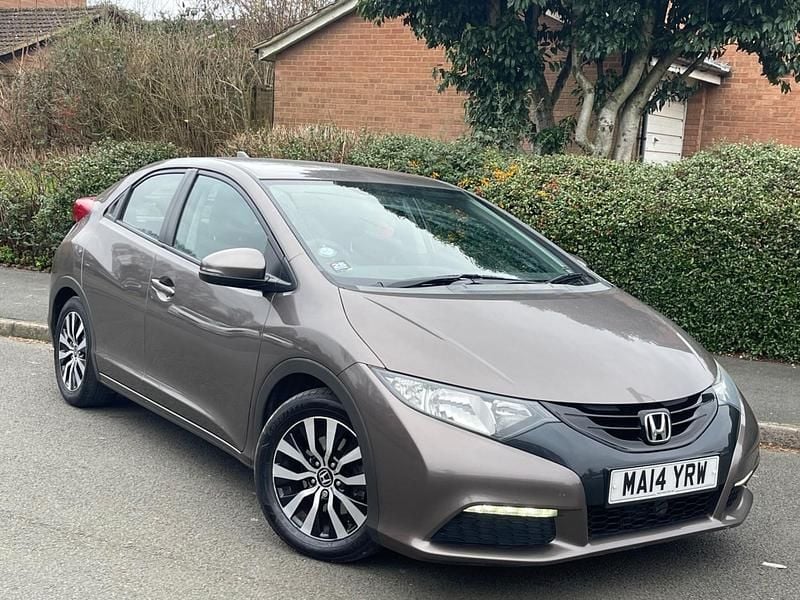 Brown Used 2014 Honda Civic SE Hatchback | £2,995 (Super price) - Image 1/4