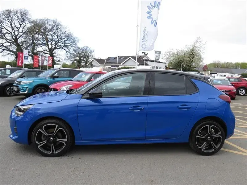 Used Vauxhall Corsa GS Line 100 HP (73 kW) 2022 Blue Hatchback