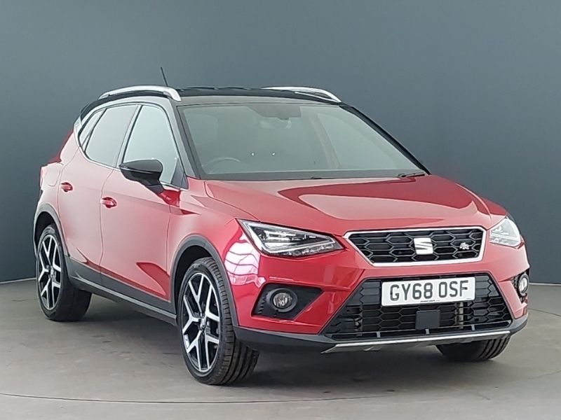 Red Used 2018 Seat Arona FR Sport SUV | £10,998 (Fair price) - Image 1/4