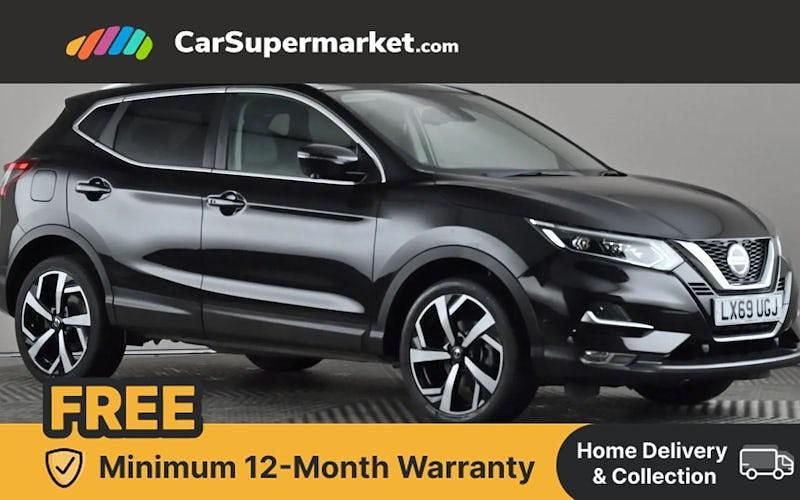 Black Used 2019 Nissan Qashqai Tekna SUV | £14,697 (Fair price) - Image 1/4