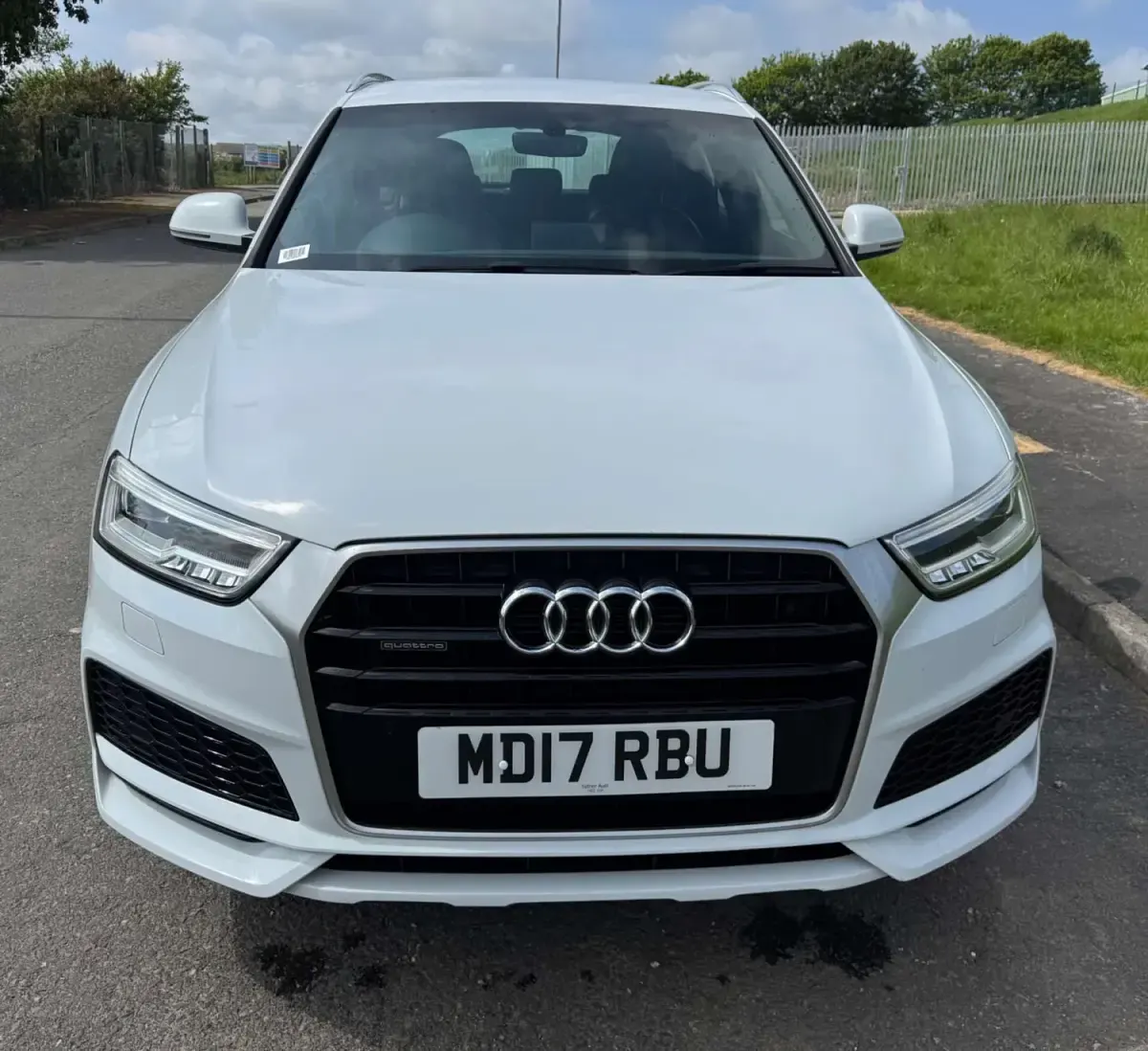 Usado Audi Q3 S-Line 150 HP (110 kW) 2017 Branco SUV