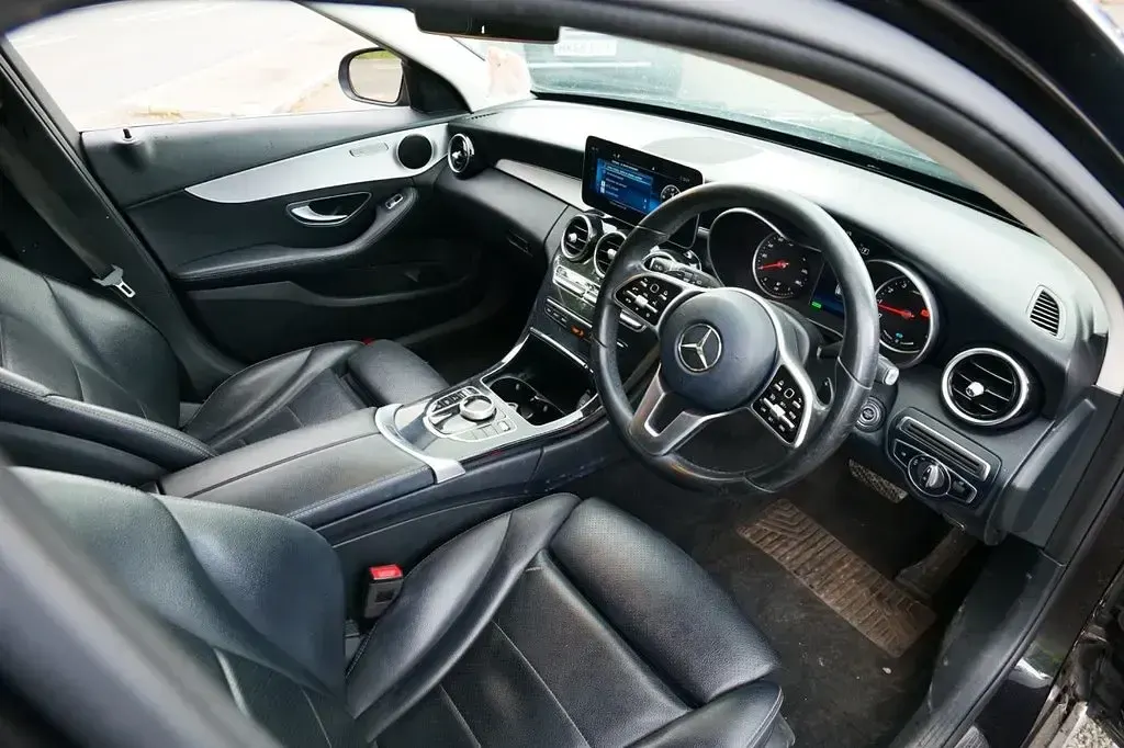 Used Mercedes C200 2019 Black Estate