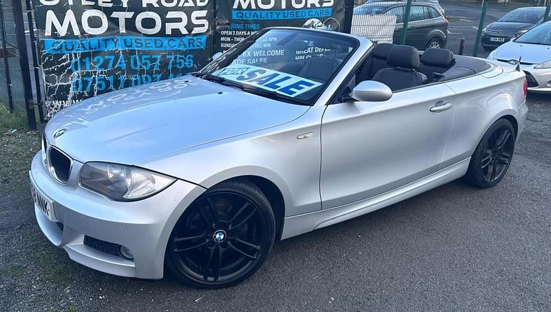 Used BMW 120 Cabriolet M Sport 2008 Silver Cabriolet