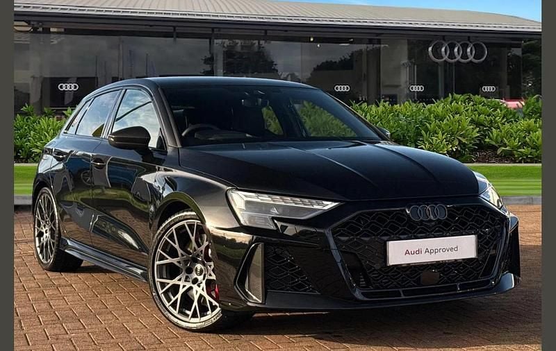 Black Used 2025 Audi RS3 Comfort Sedan | £56,980 - Image 1/4