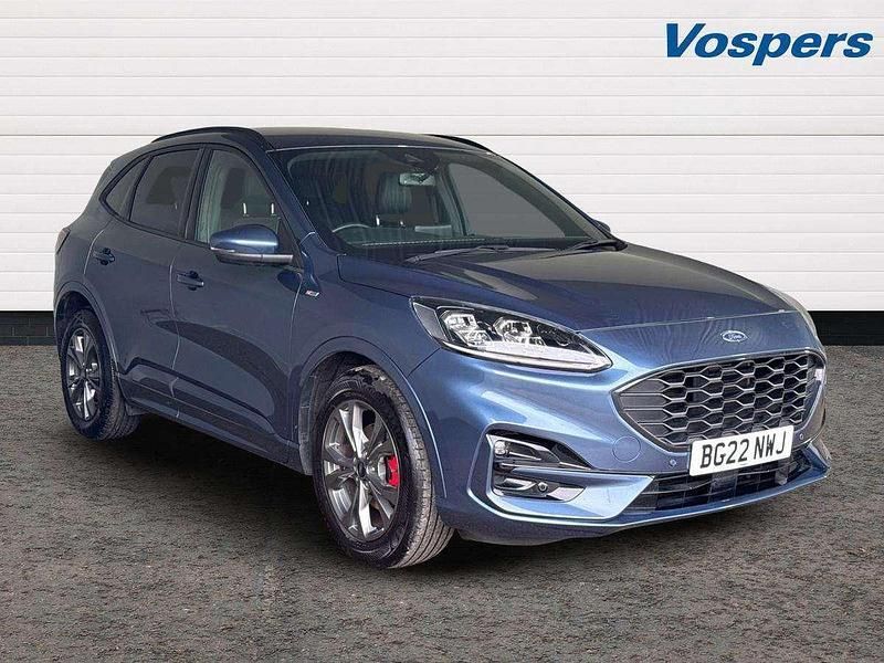 Blue Used 2022 Ford Kuga ST-Line SUV | £21,345 (Fair price) - Image 1/3