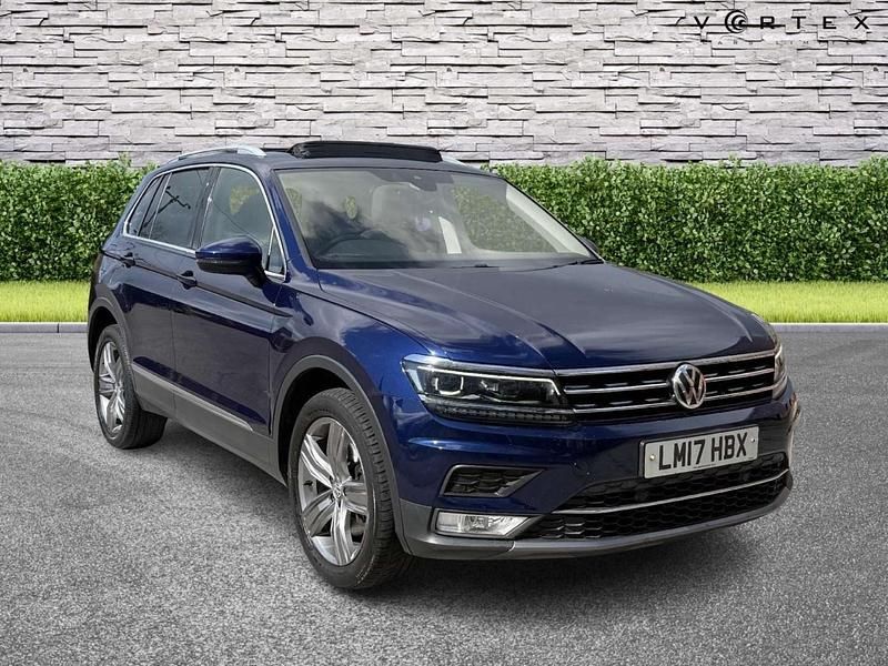 Used VW Tiguan SEL 190 HP (139 kW) 2017 Blue SUV