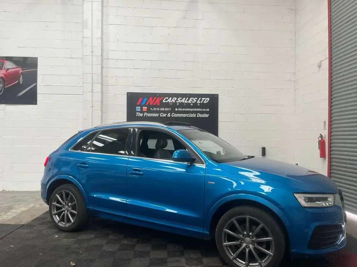 Used Audi Q3 S-line plus 184 HP (135 kW) 2015 Blue SUV