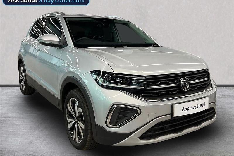 Silver Used 2024 VW T-Cross Style SUV | £22,499 (Fair price) - Image 1/4