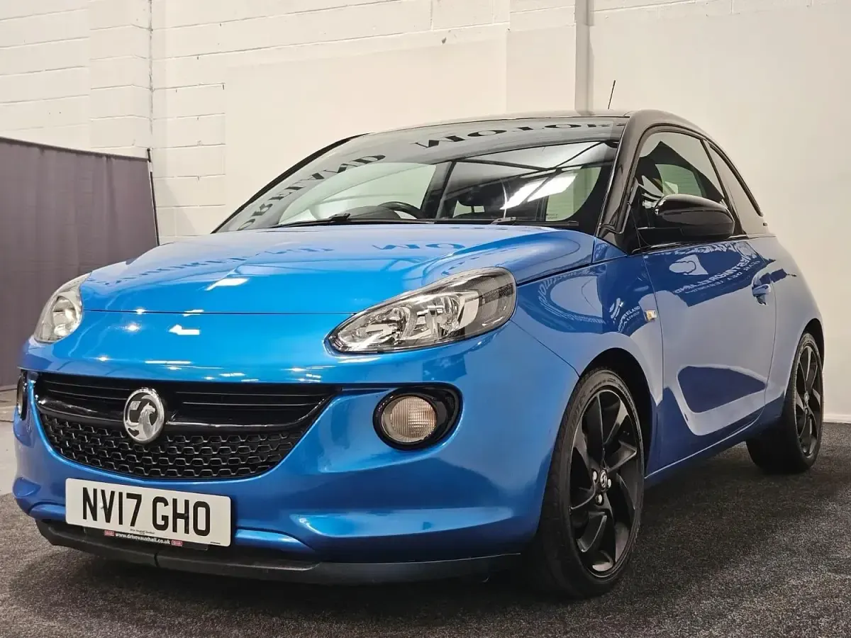Used Vauxhall Adam S 70 HP (51 kW) 2017 Blue Hatchback