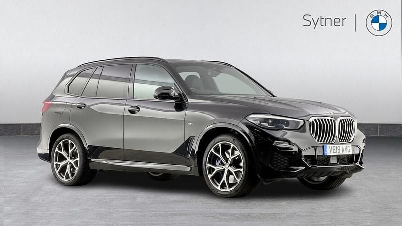 Black Used 2019 BMW X5 M Sport SUV | £33,000 (Good price) - Image 1/4