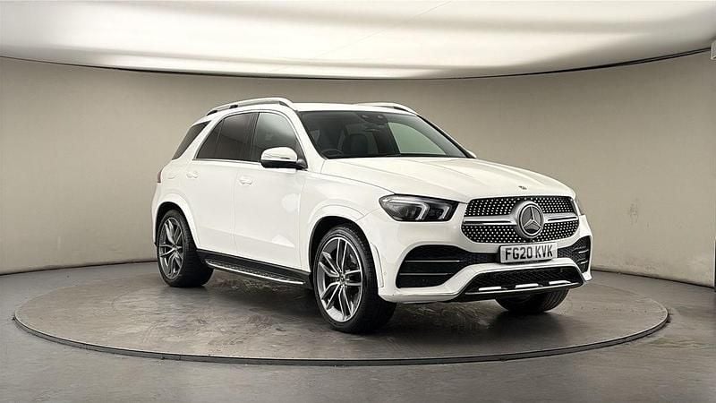 Used Mercedes GLE450 AMG AMG line 2019 Polar white SUV