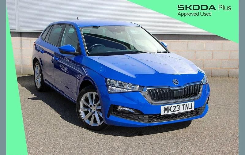 Used Skoda Scala SE L 108 HP (79 kW) 2023 Blue Hatchback