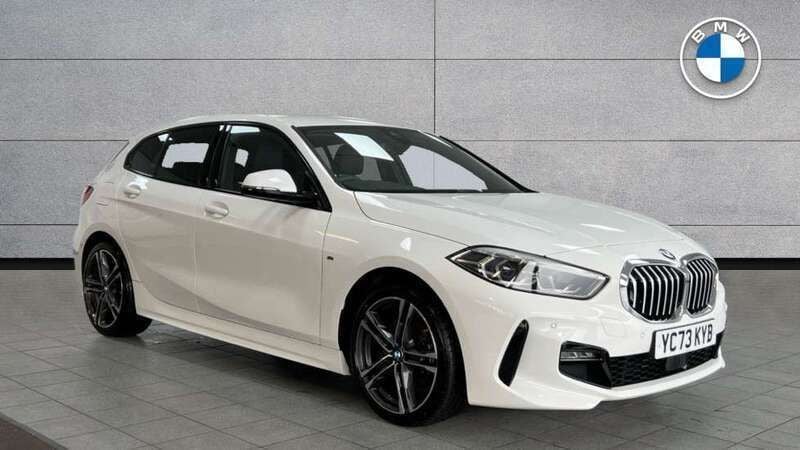 Alpine white Used 2023 BMW 118 M Sport Hatchback | £22,463 (Fair price) - Image 1/4