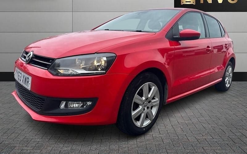 Begagnad VW Polo Edition 60 HK (44 kW) 2013 Röd Halvkombi