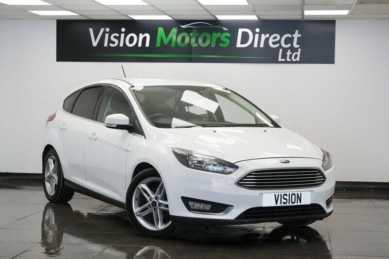White Used 2017 Ford Focus Titanium Hatchback | £6,460 (Super price) - Image 1/3