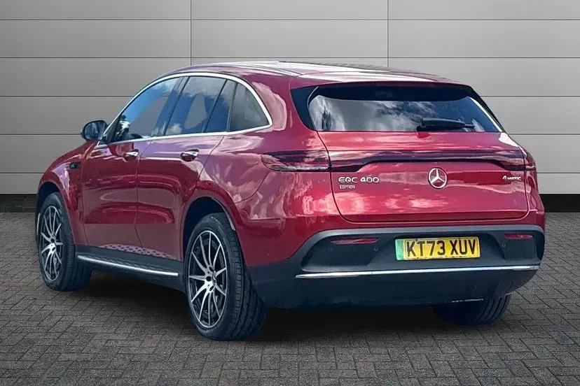 Used Mercedes EQC400 AMG line 300 kW (408 HP) 2023 Red SUV