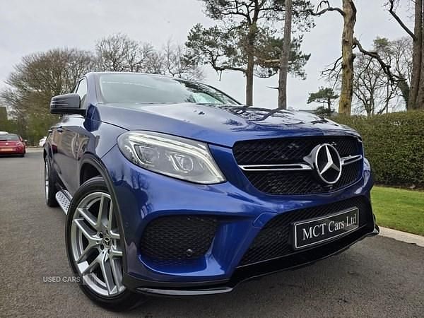 Used Mercedes GLE350 AMG Line Premium 2017 Blue Coupe