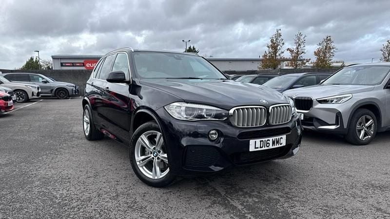 Black Used 2016 BMW X5 M Sport SUV | £22,311 (Good price) - Image 1/4