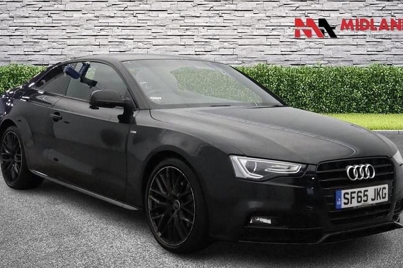 Used Audi A5 Black Edition 190 HP (139 kW) 2016 Black Coupe