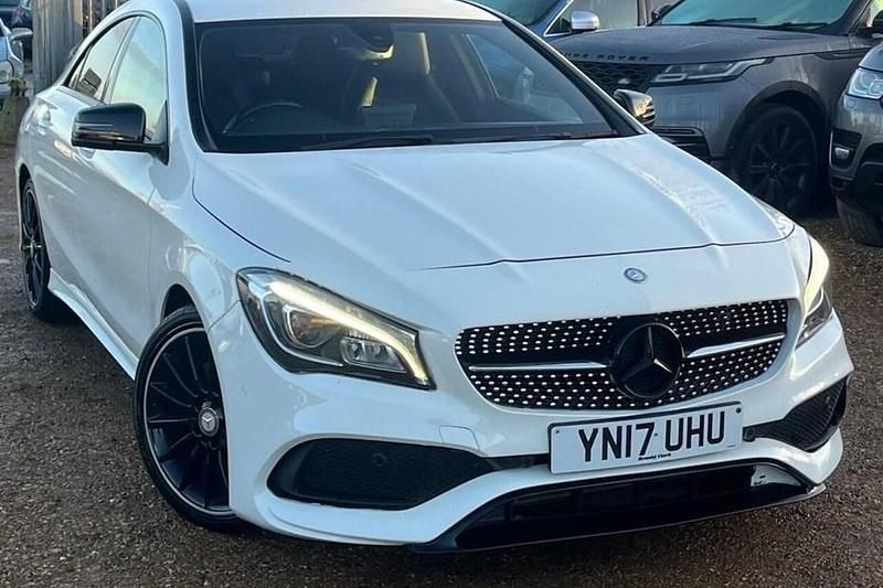 Used Mercedes CLA220 AMG line 177 HP (130 kW) 2017 White Sedan