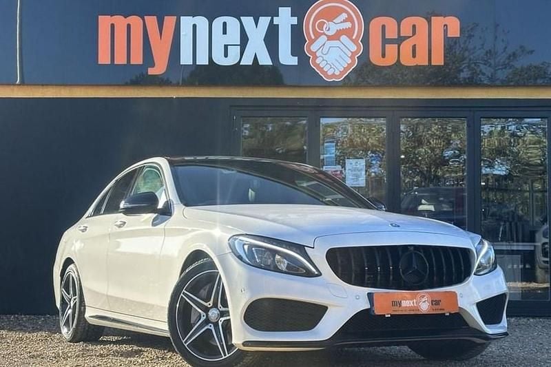 White Used 2017 Mercedes C250 AMG line Sedan | £14,495 (Good price) - Image 1/1