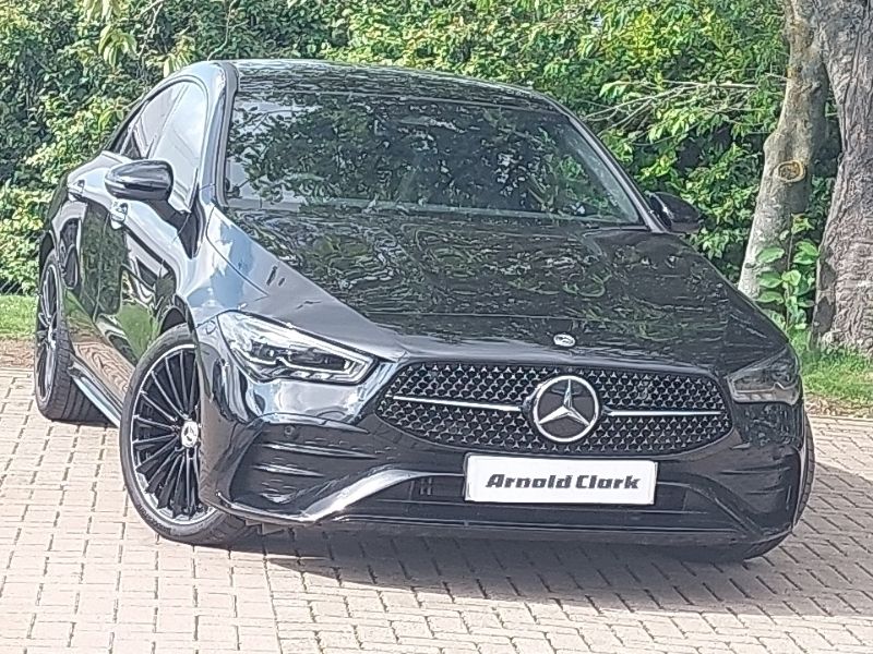 Black Used 2024 Mercedes CLA220 AMG Line Premium Plus Sedan | £33,498 (Fair price) - Image 1/4