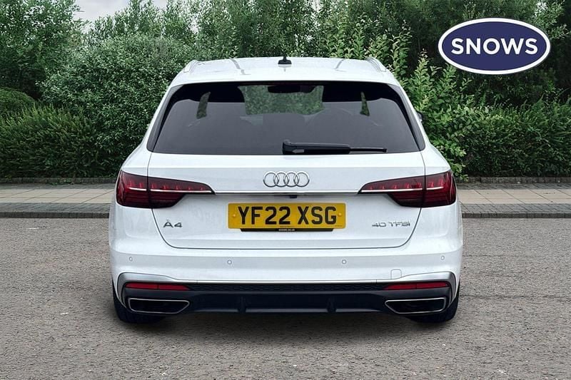 Used Audi A4 S-Line 204 HP (150 kW) 2022 White Estate