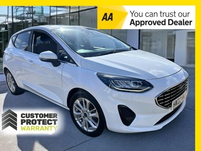 White Used 2022 Ford Fiesta Titanium Hatchback | £11,995 (Super price) - Image 1/4