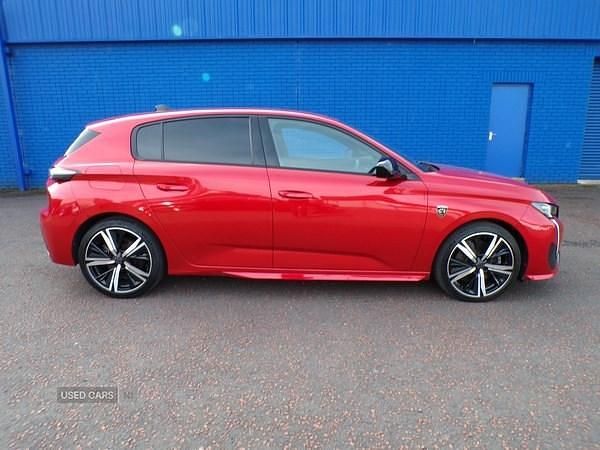 Used Peugeot 308 Premium 2022 Red Hatchback