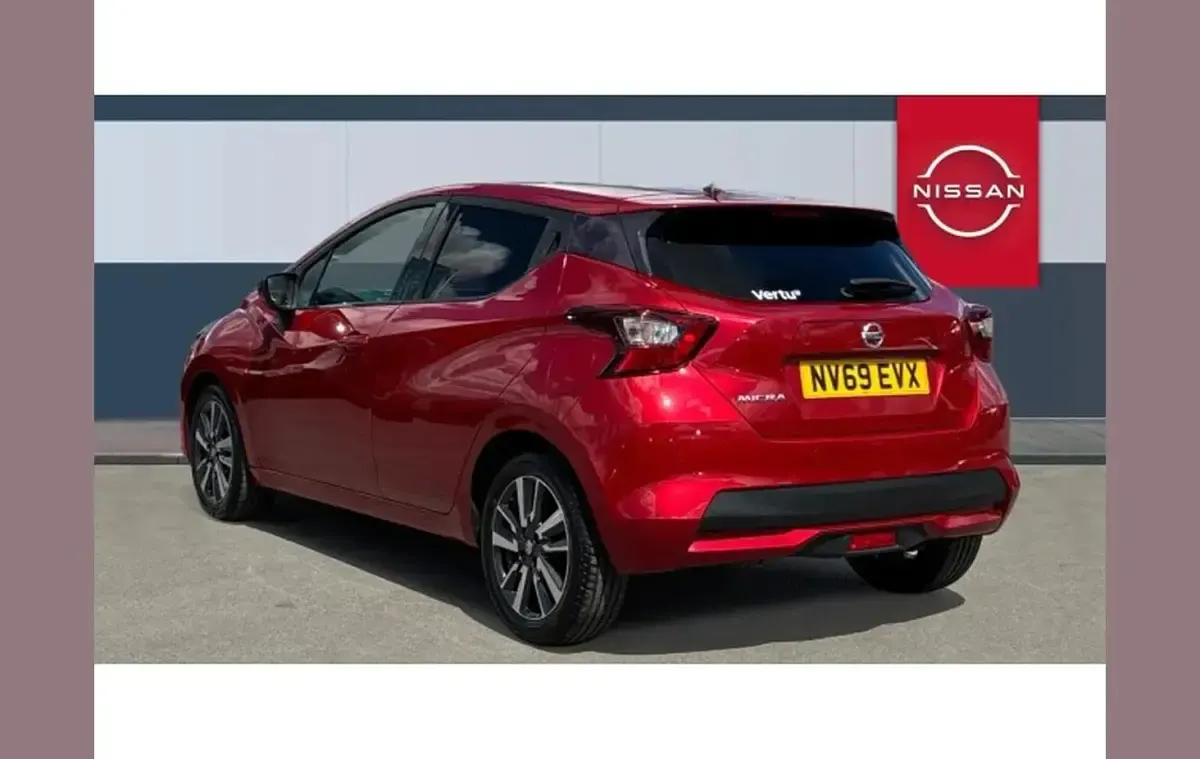Used Nissan Micra Tekna 101 HP (74 kW) 2020 Red Hatchback