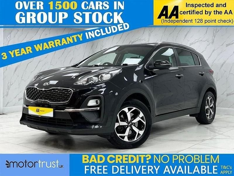 Black Used 2021 Kia Sportage SUV | £13,795 (Good price) - Image 1/2